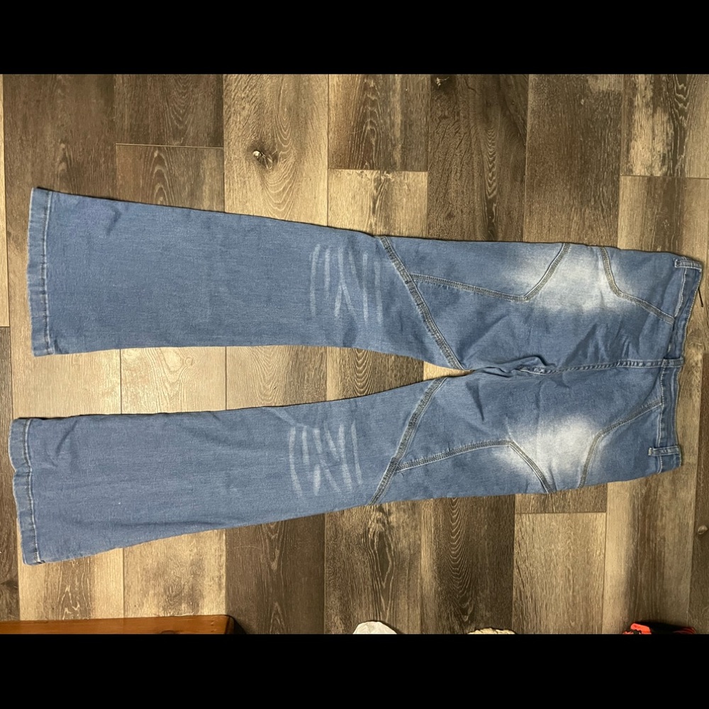 Women’s star bottom jeggings wide leg